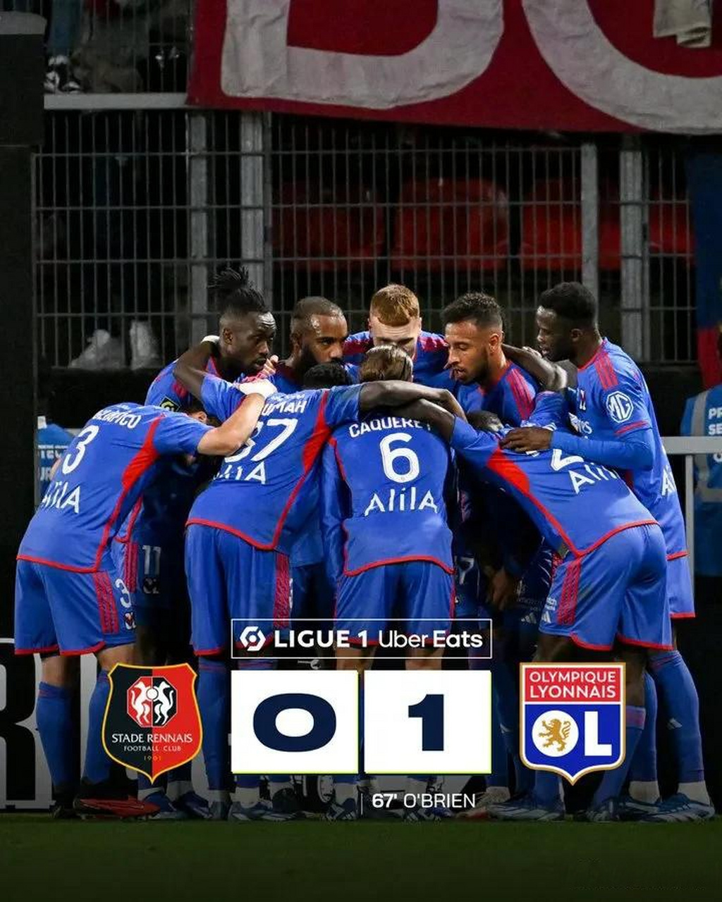 包含里昂主场不敌对手，遭遇连败的词条